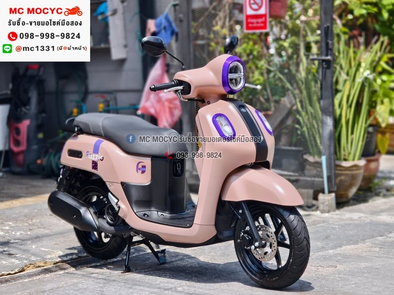 Fazzio 125 2025 อายุรถ4เดือน วิ่ง300โล กุญแจบุคเซอวิสครบ รถบ้านมือเดียว NO1377 Fazzio 125 2025 อายุรถ4เดือน วิ่ง300โล กุญแจบุคเซอวิสครบ รถบ้านมือเดียว NO1377