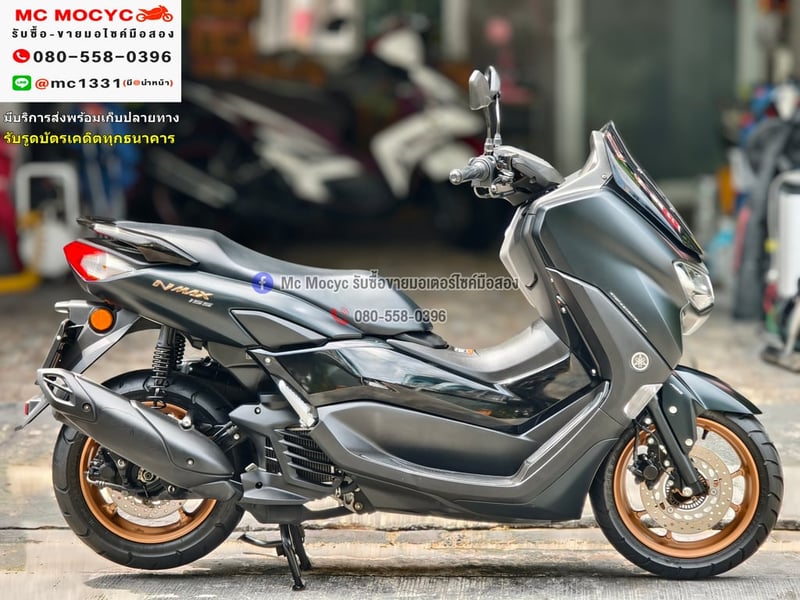 Nmax ABS 2021 วิ่ง10000โลแท้   รถบ้านแท้มือเดียว กุญแจบุคเซอวิสครบ No1238