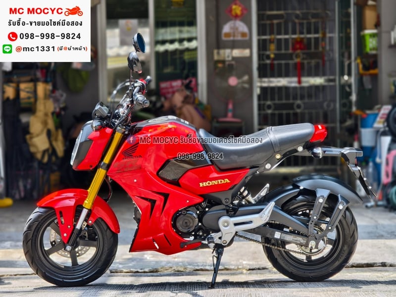 Grom 125 2024 เลขไมล์2000โล No1379 Grom 125 2024 เลขไมล์2000โล No1379