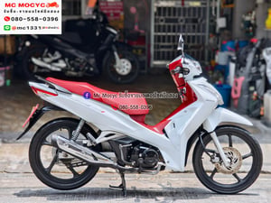 Wave 125i 2022 สตาดมือล้อแมค รถมือเดียวเครื่องท่อเดิมๆ ใช้งานได้ปกติ มีเล่มเขียวชุดโอนให้ครบ NO1435