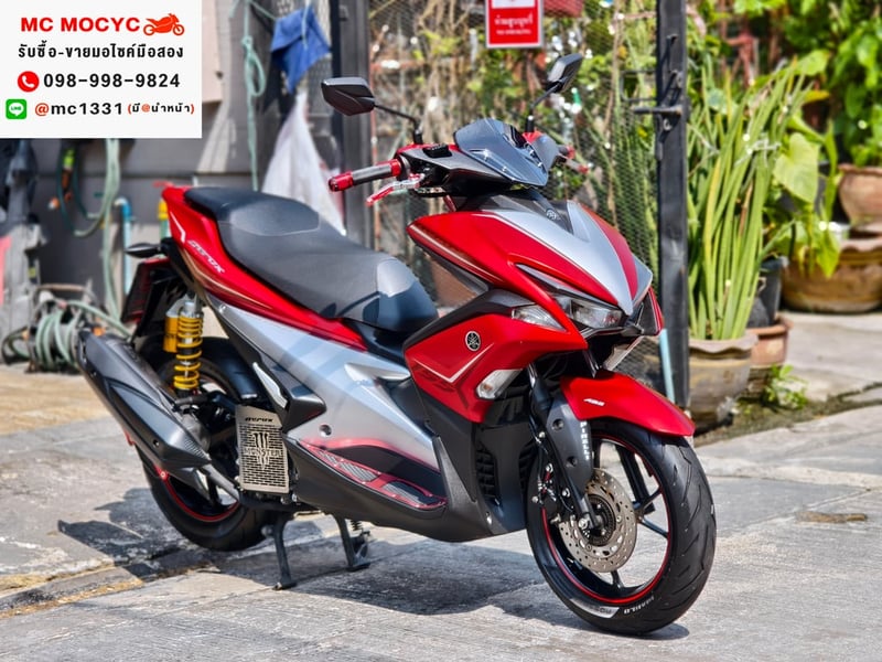 Aerox 2018 รุ่นTOP เบรคABS รถบ้านแท้มือเดียว No1382