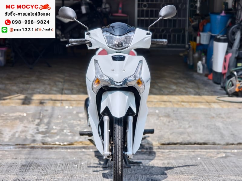 Wave 125i 2023 วิ่ง6000โล รุ่นTOPสตาดมือล้อแมค รถบ้านแท้เครื่องท่อเดิมๆ มีเล่มเขียวชุดโอนครบ No1394