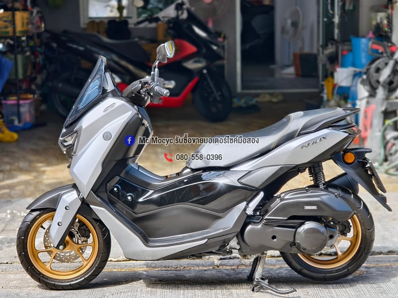 Nmax Techmax 2025 ชามไฟฟ้า รุ่นTOPสุด วิ่ง4000โล No1361