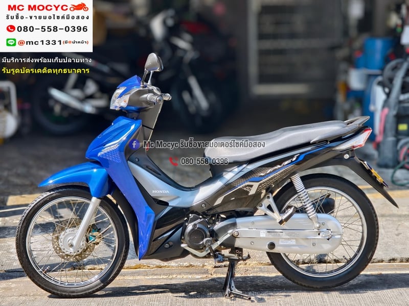 Wave 125i 2022 วิ่ง10000โล สตาดมือล้อแมค รถบ้านแท้เครื่องท่อเดิมๆ มีเล่มเขียวชุดโอนครบ No1309