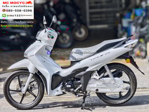 Wave 125i 2025 วิ่ง900โล รถ2เดือน ซื้อสดรถบ้านมือเดียว เล่มเขียวชุดโอนครบ No1276
