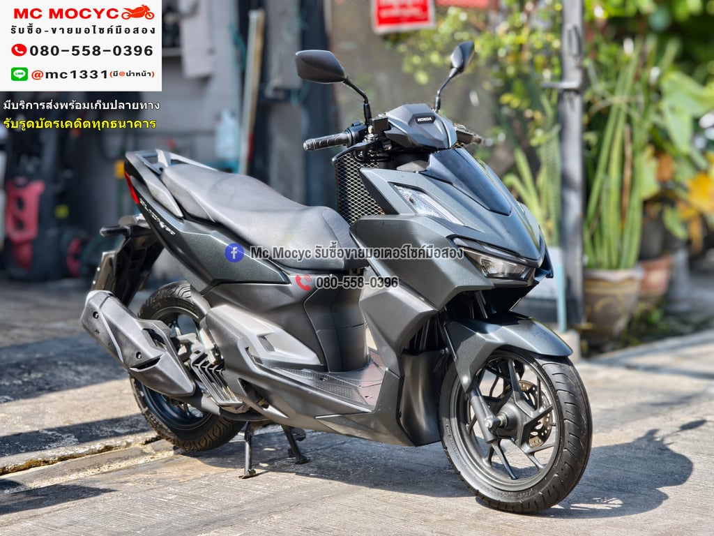 Click 160i 2022 วิ่ง8000โล รถบ้านแท้มือเดียว กุญแจบุคเซอวิสครบ มีเล่มเขียวชุดโอนครบ No1303