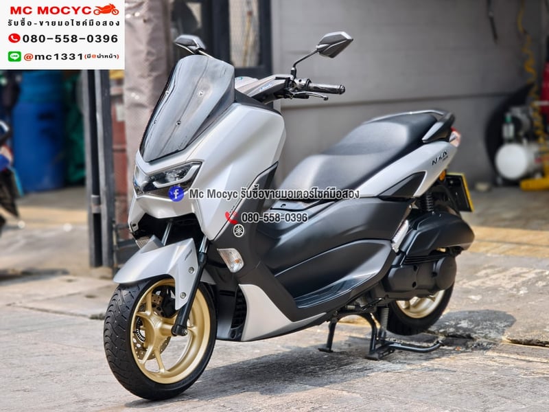 Nmax ABS TCS รุ่นTOP 2021 วิ่ง10000โล รถบ้านแท้เครื่องท่อเดิม เล่มเขียวชุดโอนครบ No1415