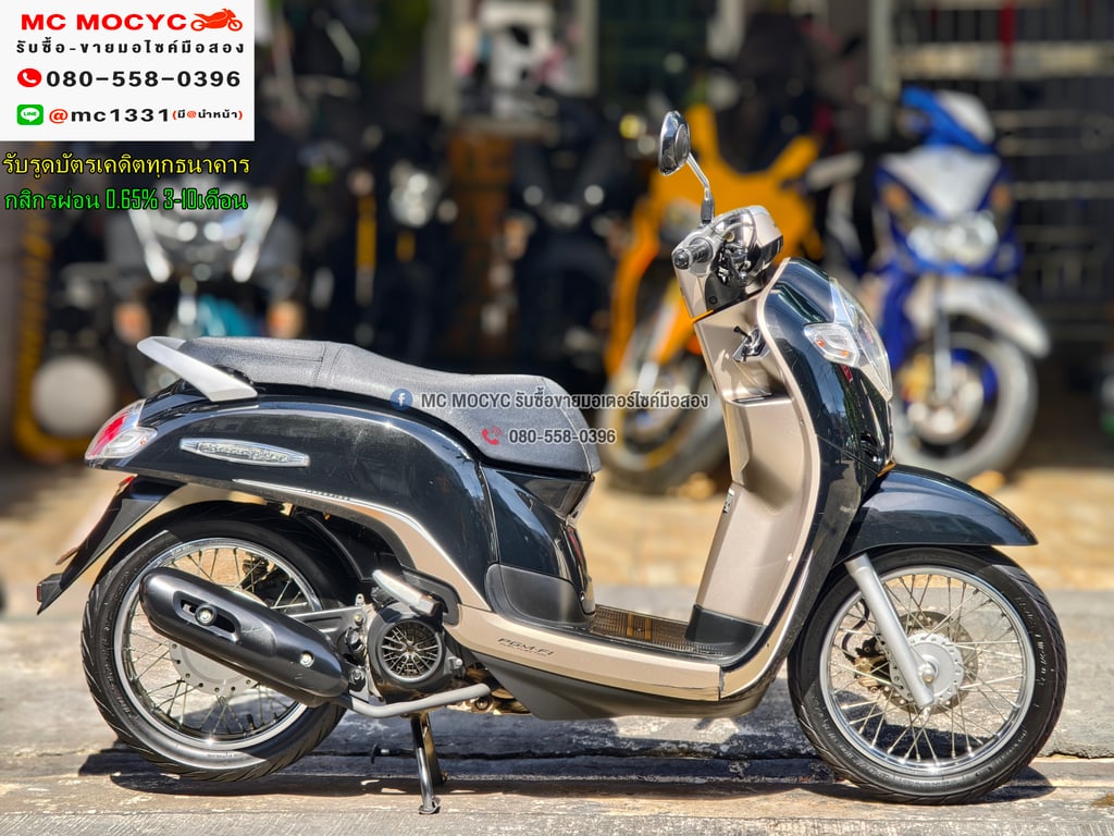 Scoopy i 2017 วิ่ง10000โล รถบ้านแท้เครื่องท่อเดิมๆ  No1154