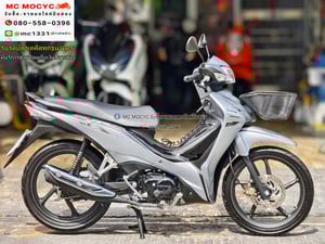 Wave 110i รุ่นTop 2024 วิ่ง2000โล สตาดมือล้อแมครถบ้านมือเดียว กุญแจ2ดอกบุคเซอวิสครบ No1171