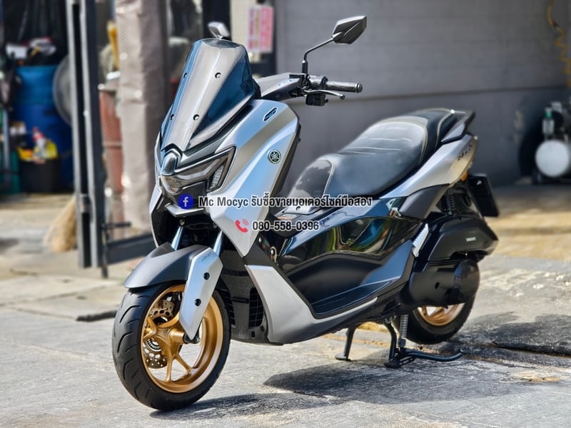 Nmax Techmax 2025 ชามไฟฟ้า รุ่นTOPสุด วิ่ง4000โล No1361