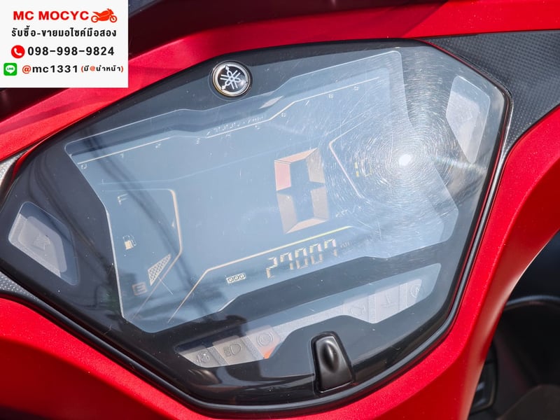 Aerox 2018 รุ่นTOP เบรคABS รถบ้านแท้มือเดียว No1382