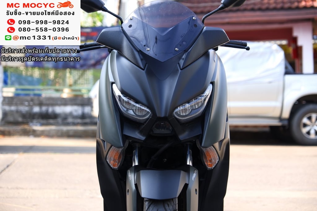Xmax 2020 สีเทาล้อทอง พร้อมของแต่งสวยๆซื้อไปขับหล่อ รถบ้านมือเดียว มีเล่มเขียวชุดโอนครบ   No158