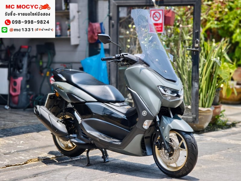 Nmax 2021 วิ่ง6000โล รถบ้านแท้อุปกรณ์มีครบ เล่มเขียวชุดโอนครบ No1403