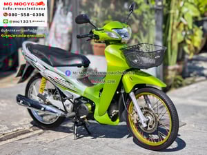 Wave 125r สตาดมือ รถบ้านเครื่องท่อชุดสีเดิมๆ เสียงเครื่องท่อนิ่มๆ สภาพนี้หายาก เล่มเขียวชุดโอนครบ No1291