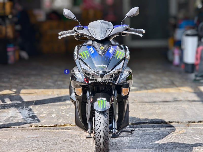 Aerox Monster 2020 รถบ้านแท้มือเดียวเครื่องเดิม กุญแจบุคเซอวิสครบ เล่มเขียวชุดโอนครบ No1340