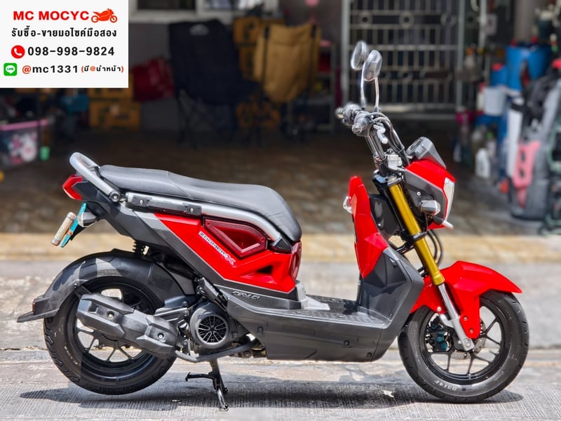 Zoomer x 2016 ไมล์ดิจิตอล รถบ้านแท้ไม่ใช่รถประมูล มีเล่มชุดโอนครบ No1432