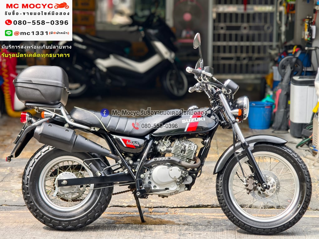 Suzuki VanVan 200 2020 เลขไมล์2000โล รถบ้านแท้มือเดียว สภาพใหม่ป้ายแดง มีเล่มทะเบียนครบ No1255