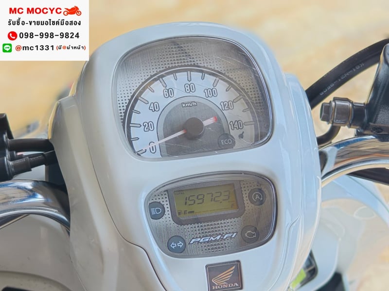 Scoopy i 2019 เลขไมล์10000โล รถบ้านเจ้าของมือเดียวเครื่องท่อเดิม No1393