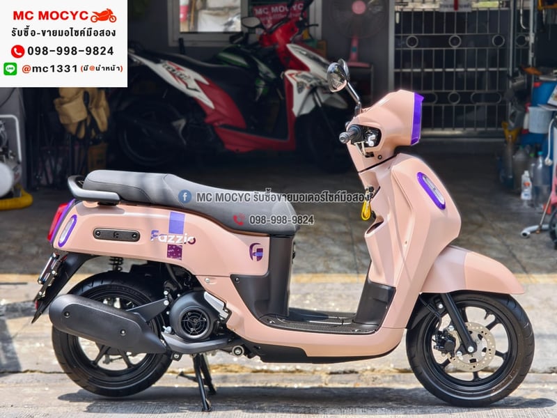 Fazzio 125 2025 อายุรถ4เดือน วิ่ง300โล กุญแจบุคเซอวิสครบ รถบ้านมือเดียว NO1377 Fazzio 125 2025 อายุรถ4เดือน วิ่ง300โล กุญแจบุคเซอวิสครบ รถบ้านมือเดียว NO1377