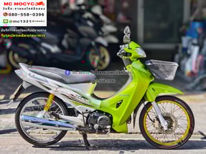 Wave 125r สตาดมือ รถบ้านเครื่องท่อชุดสีเดิมๆ เสียงเครื่องท่อนิ่มๆ สภาพนี้หายาก เล่มเขียวชุดโอนครบ No1291