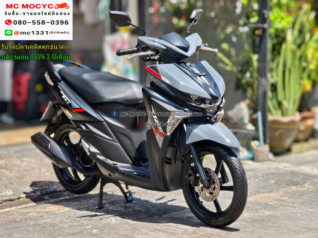 GT 125i 2023 วิ่ง5000โล ชุดสีเดิมสวยเครื่องท่อเดิมๆ รถบ้านมือเดียว กุญแจ2ดอกบุคเซอวิสครบ NO1158