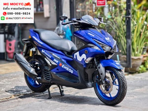 Aerox Movistar 2018 รถบ้านแท้เครื่องเดิม เล่มเขียวชุดโอนครบ No1430
