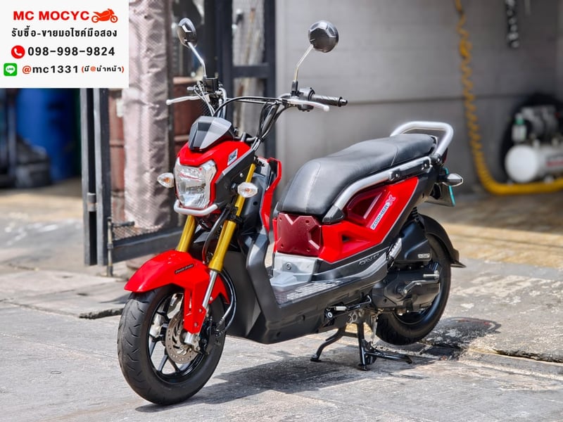 Zoomer x 2016 ไมล์ดิจิตอล รถบ้านแท้ไม่ใช่รถประมูล มีเล่มชุดโอนครบ No1432