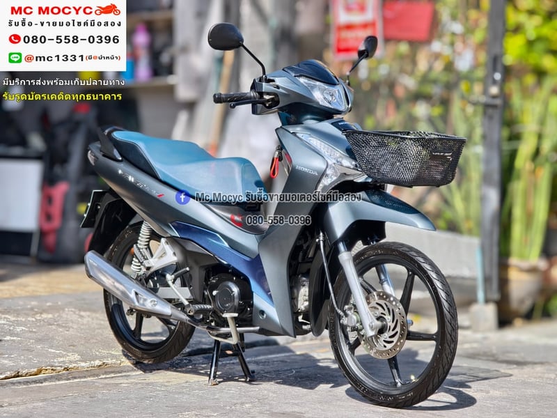 Wave 125i 2022 วิ่ง10000โล สตาดมือล้อแมค รถบ้านแท้เครื่องท่อเดิมๆ มีเล่มเขียวชุดโอนครบ No1309