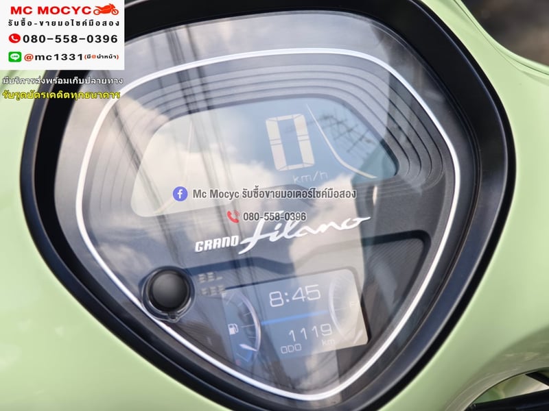 Grand Filano Hybrid 2025 อายุรถ2เดือน สภาพใหม่ป้ายแดง เลขไมล์1000โล กุญแจบุคเซอวิสครบ NO1251