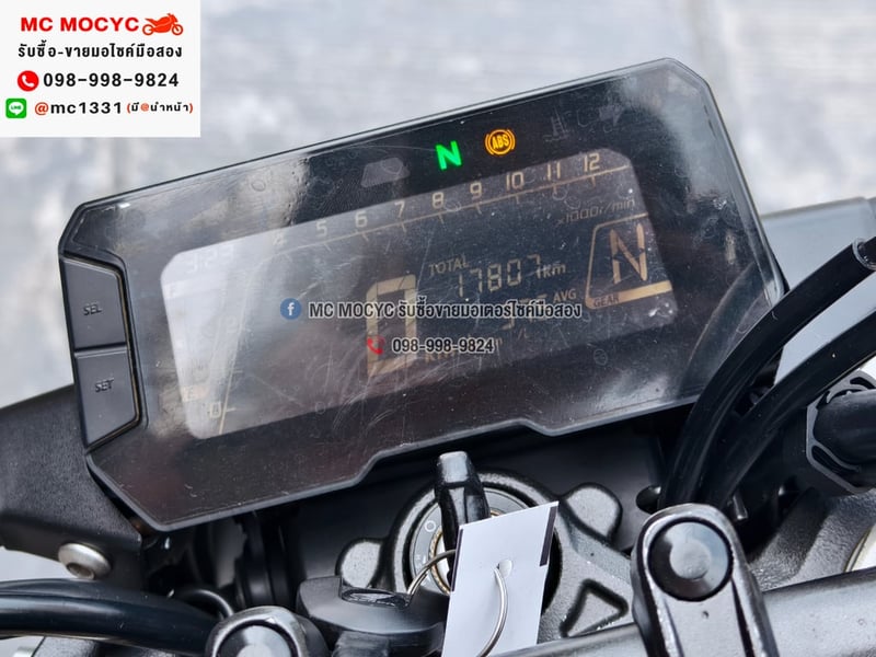  CB 150R รุ่นTop Abs วิ่ง10000โล กุญแจแท้2ดอก บุคเซอวิสครบ รถบ้านแท้มือเดียว เครื่องท่อเดิมๆ No1373