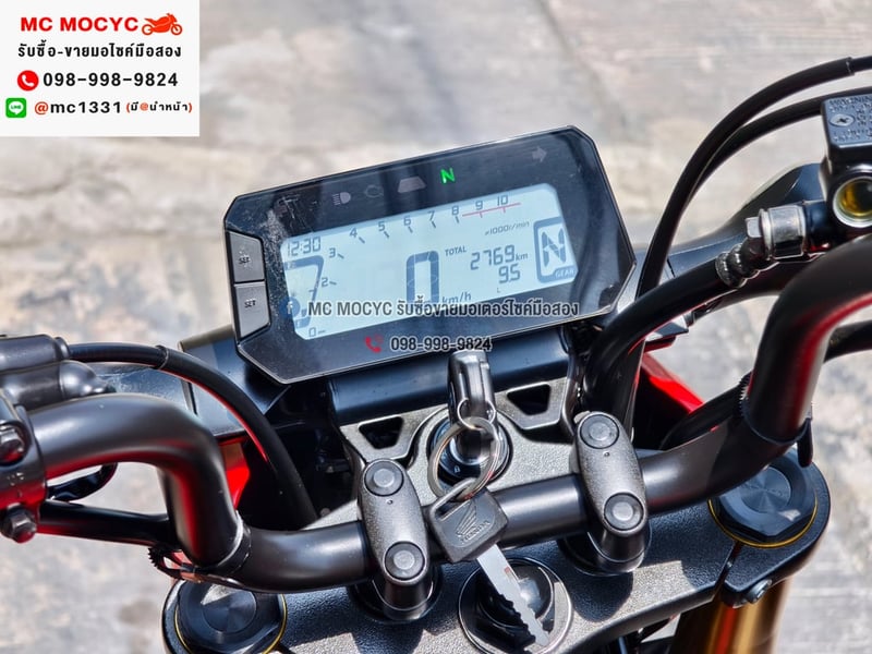 Grom 125 2024 เลขไมล์2000โล No1379 Grom 125 2024 เลขไมล์2000โล No1379