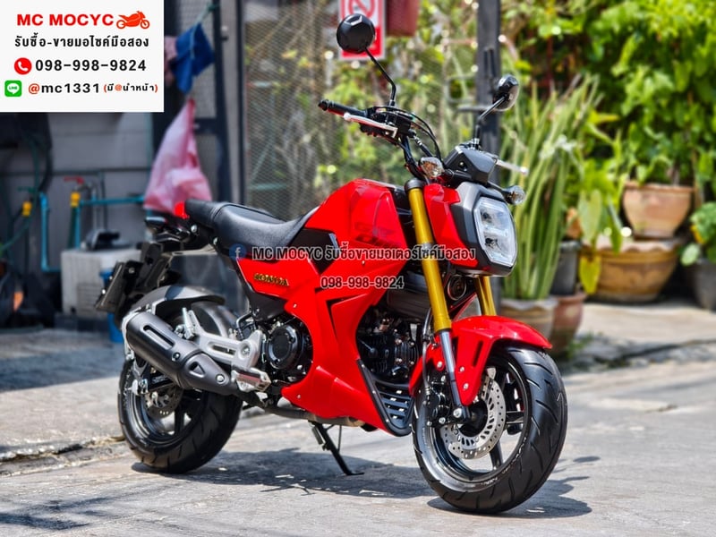 Grom 125 2024 เลขไมล์2000โล No1379 Grom 125 2024 เลขไมล์2000โล No1379