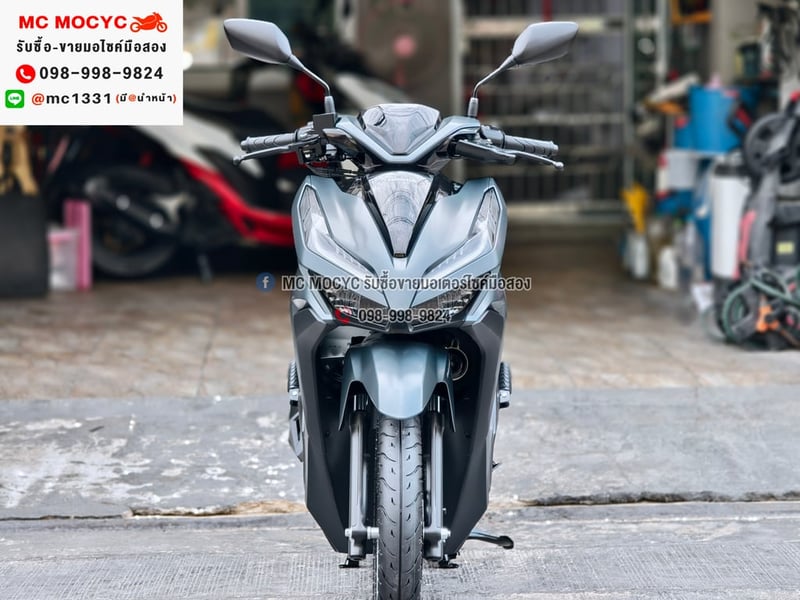 Click 125i 2025 วิ่ง100โล รุ่นTopกุญแจรีโมทบุคเซอวิสครบ รถบ้านแท้เครื่องท่อเดิมๆ เล่มชุดโอนครบ No1374