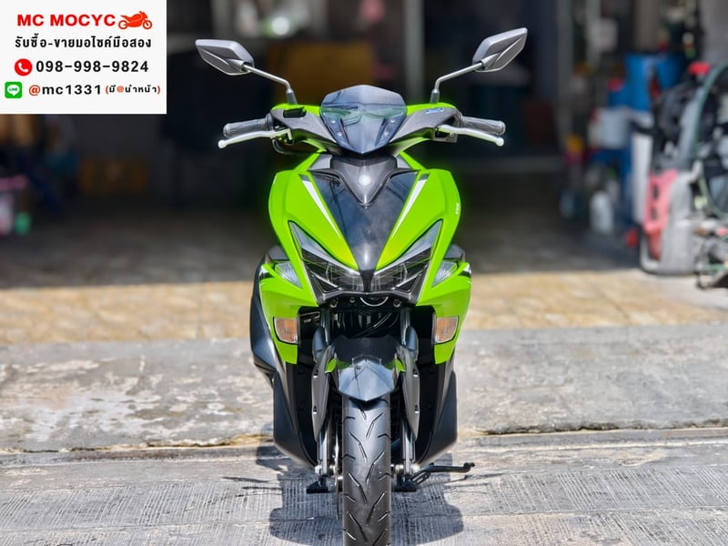 Aerox 2019 วิ่ง2000โลแท้ รถบ้านแท้มือเดียวเครื่องเดิม กุญแจบุคเซอวิสครบ เล่มเขียวชุดโอนครบ No1429