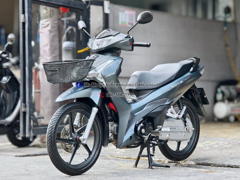 Wave 125i 2024 วิ่ง10000โล รุ่นTopสตาดมือล้อแมค รถบ้านแท้มือเดียว มีเล่มเขียวชุดโอนครบ No1337