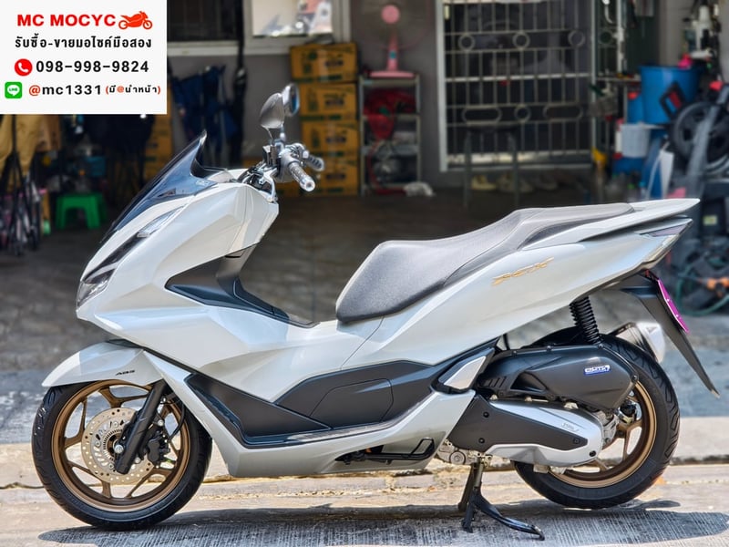 Pcx 160i 2024 วิ่ง7000โล รุ่นTOP ABS TCS รถบ้านแท้มือเดียวไม่ใช่รถประมูล กุญแจรีโมทบุคเซอวิสครบ No1404