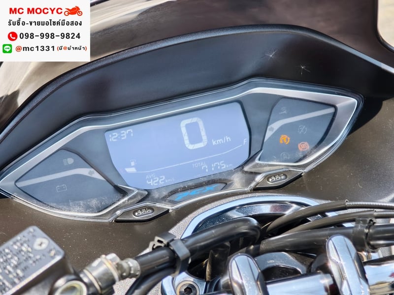 Pcx 160i 2024 วิ่ง7000โล รุ่นTOP ABS TCS รถบ้านแท้มือเดียวไม่ใช่รถประมูล กุญแจรีโมทบุคเซอวิสครบ No1404