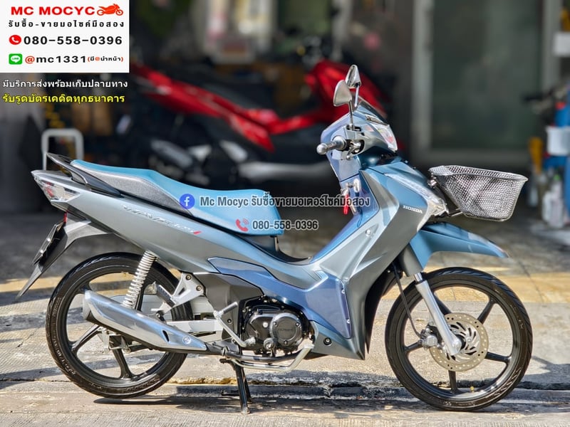 Wave 125i 2022 วิ่ง10000โล สตาดมือล้อแมค รถบ้านแท้เครื่องท่อเดิมๆ มีเล่มเขียวชุดโอนครบ No1309