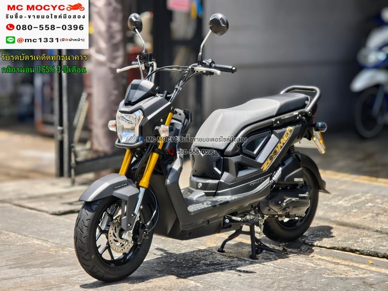 Zoomer x 2022 วิ่ง2000โล รถบ้านแท้ไม่ใช่รถประมูล เครื่งท่อเดิมชุดสีสวย มีเล่มชุดโอนครบ No1157