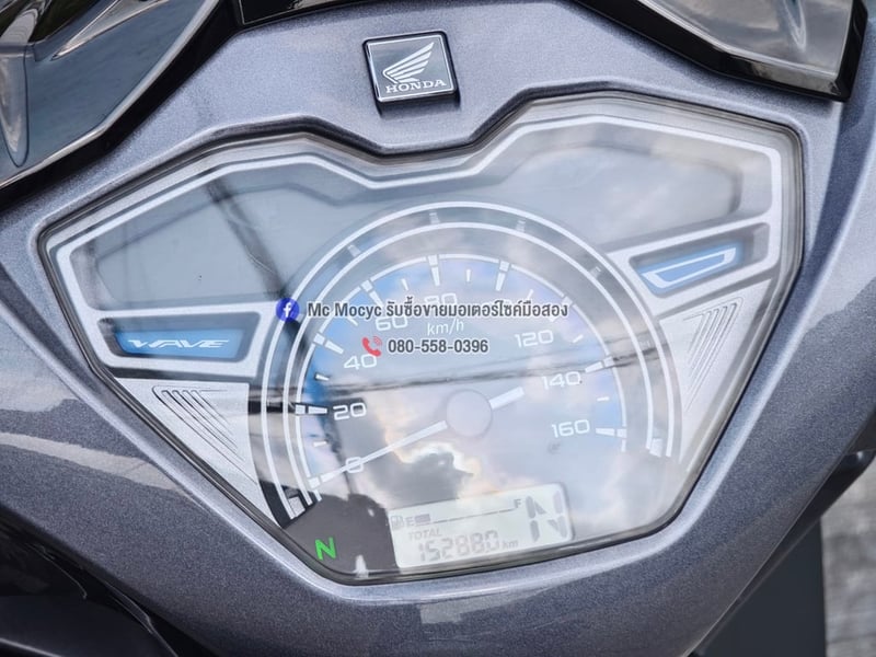 Wave 125i 2024 วิ่ง10000โล รุ่นTopสตาดมือล้อแมค รถบ้านแท้มือเดียว มีเล่มเขียวชุดโอนครบ No1337