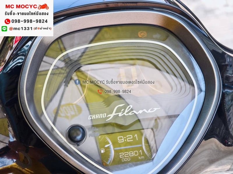 Grand Filano Hybrid 2023 รุ่นTOP ABS รถบ้านแท้มือเดียว เล่มเขียวชุดโอนครบ NO1365