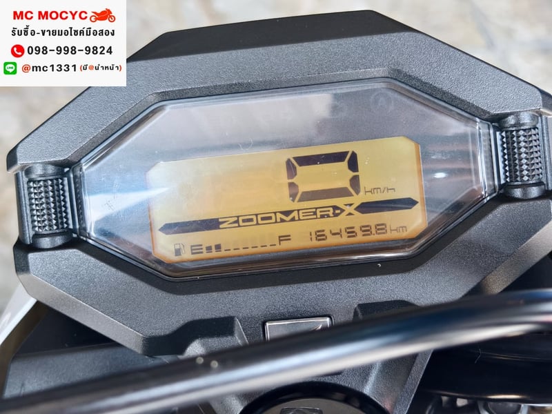 Zoomer x 2016 เลขไมล์10000โล รถบ้านแท้มือเดียว มีเล่มชุดโอนครบ No1392