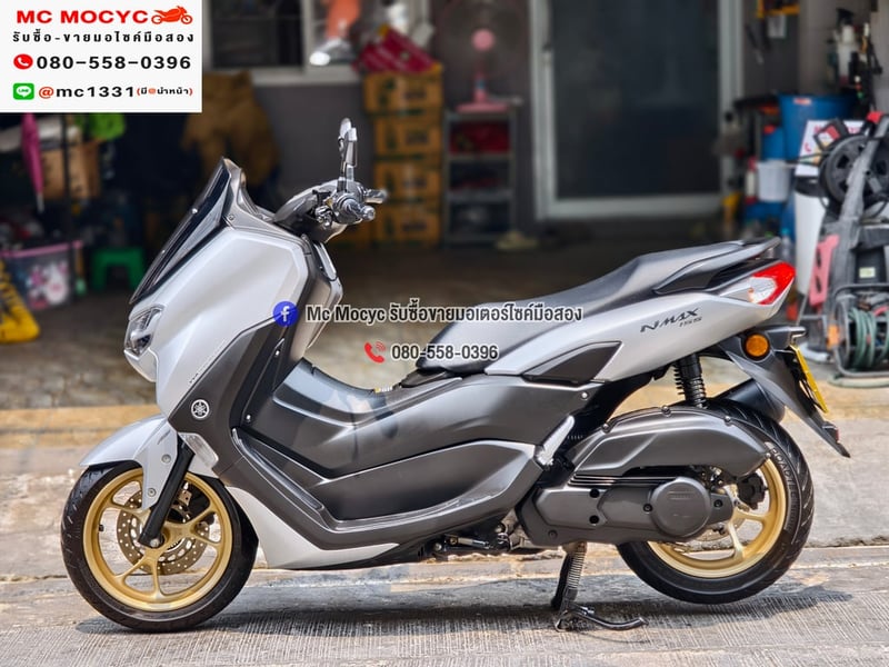 Nmax ABS TCS รุ่นTOP 2021 วิ่ง10000โล รถบ้านแท้เครื่องท่อเดิม เล่มเขียวชุดโอนครบ No1415