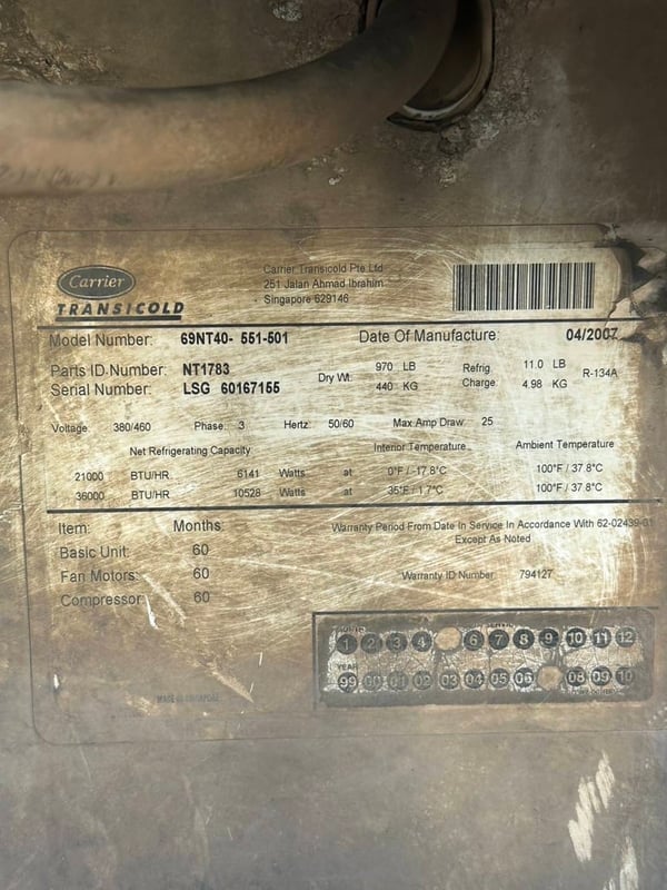 ตู้เย็น รถบรรทุก