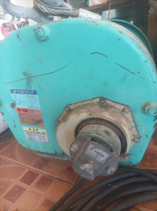 กว้านสลิงมือหมุน3ตัน ญี่ปุ่น