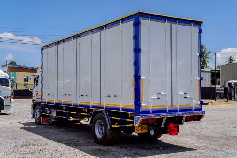 HINO FG 240แรงม้า รถบรรทุก 6ล้อ ตู้แห้ง ปี2017 เลขไมล์น้อยกว่า 500,000 กม.