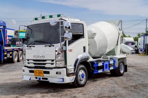 รถผสมคอนกรีต ISUZU FRR 190แรงม้า  ปี 61 รถบรรทุก 6ล้อ โม่ผสมปูน ปี2018