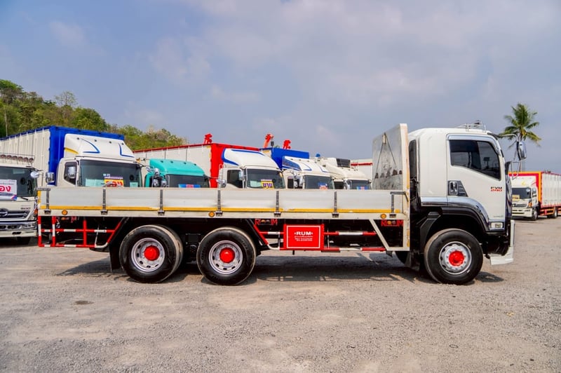 ISUZU FVM รถบรรทุก 10ล้อ กระบะเหล็ก ปี2018 เลขไมล์ 419,351 กม. ISUZU FVM รถบรรทุก 10ล้อ กระบะเหล็ก ปี2018 เลขไมล์ 419,351 กม.