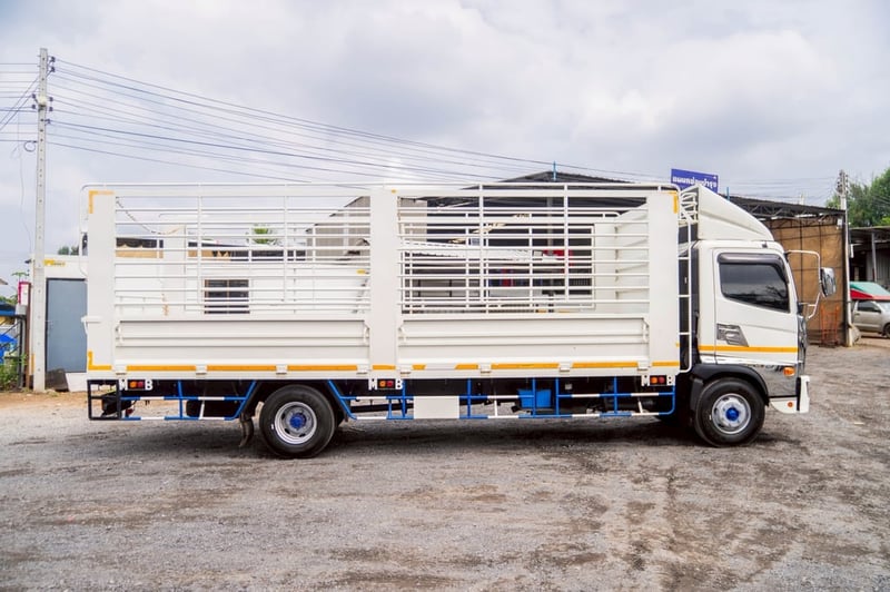 HINO FC รถบรรทุก 6ล้อ กระบะคอกสูง ปี2023 เลขไมล์ 40,000 กม. HINO FC รถบรรทุก 6ล้อ กระบะคอกสูง ปี2023 เลขไมล์ 40,000 กม.