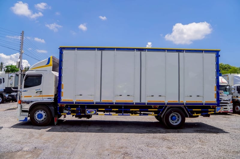 HINO FG 240แรงม้า รถบรรทุก 6ล้อ ตู้แห้ง ปี2017 เลขไมล์น้อยกว่า 500,000 กม.